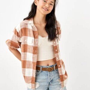 American Eagle Rust Flannel